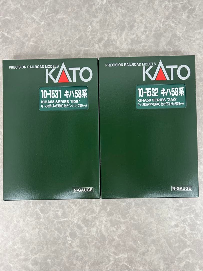 KATO 10-1531.1532 キハ58系 非冷房車 急行 ざおう いいで