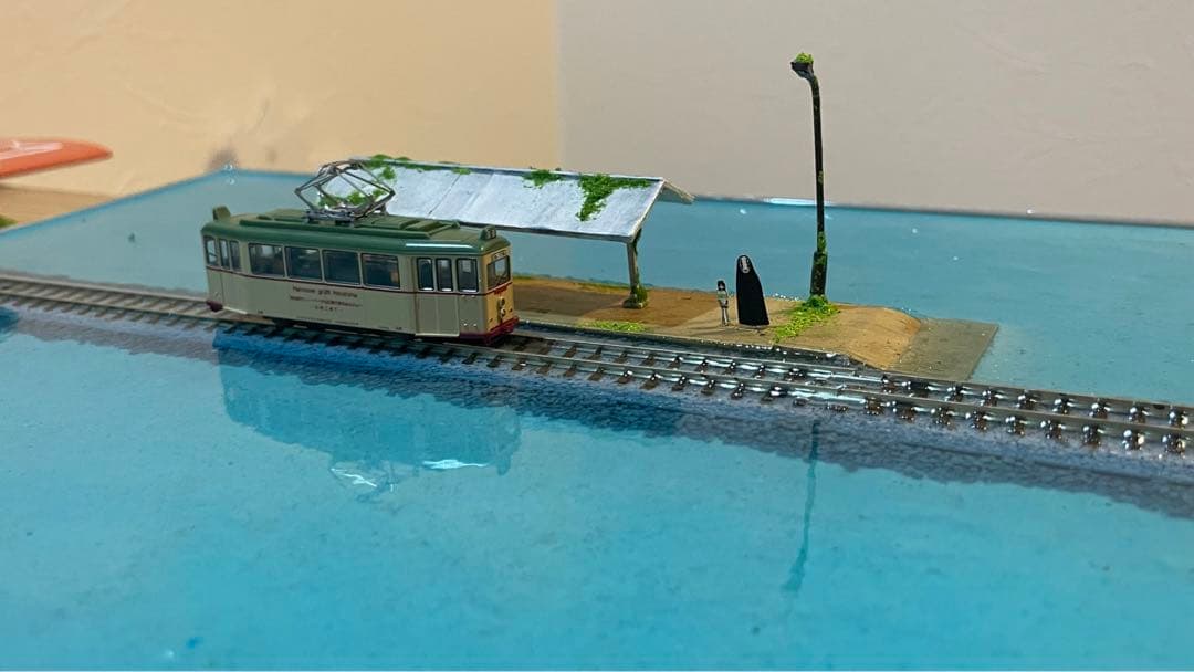 千と千尋の神隠し風　海原鉄道　ジオラマ