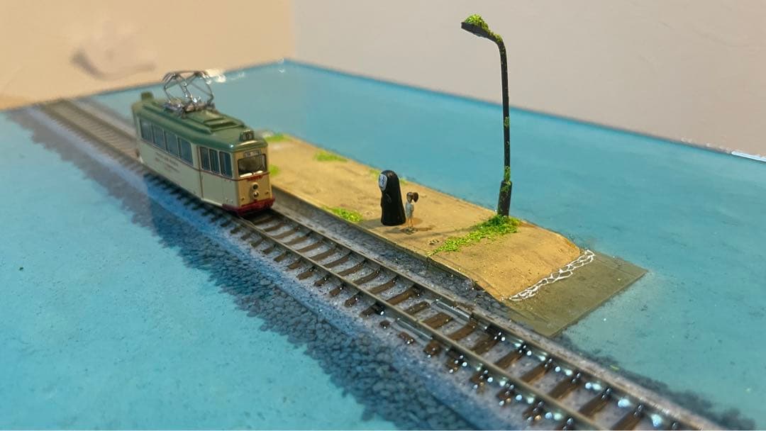千と千尋の神隠し風　海原鉄道　ジオラマ