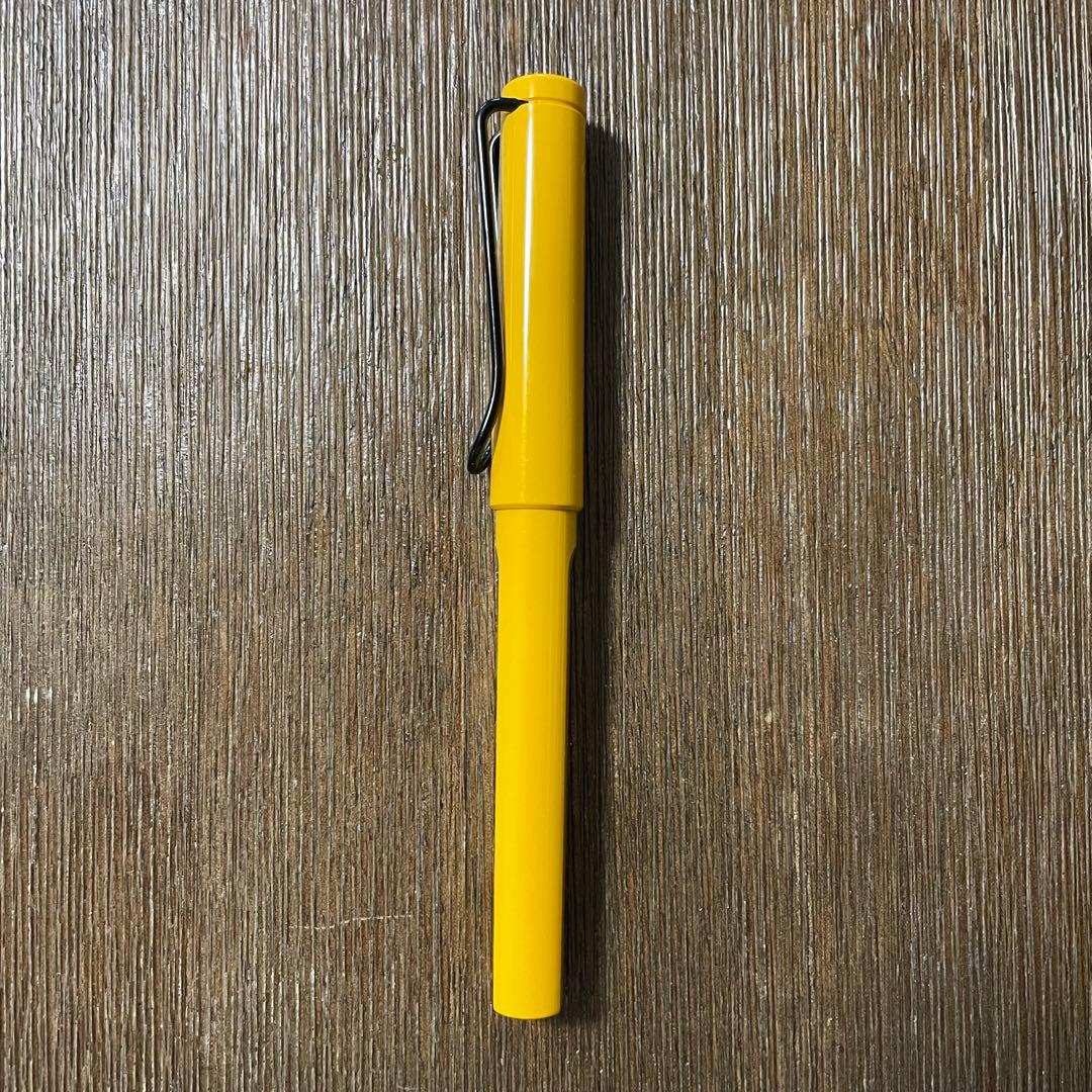 ラミー　サファリ　ローラーボール　旧イエロー　山吹色　LAMY safari