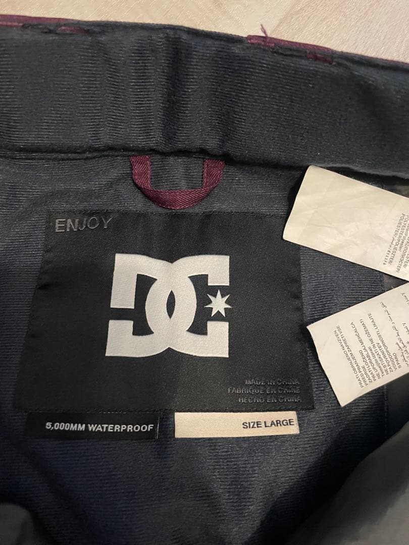 DC スノーボードウェア L バーガンディ