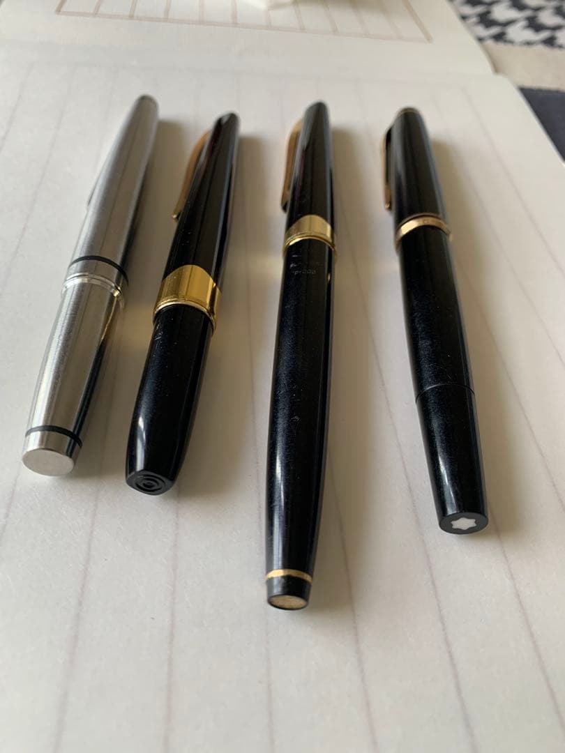 MontblancモンブランNo.22 ほか 計4本 万年筆まとめ売り
