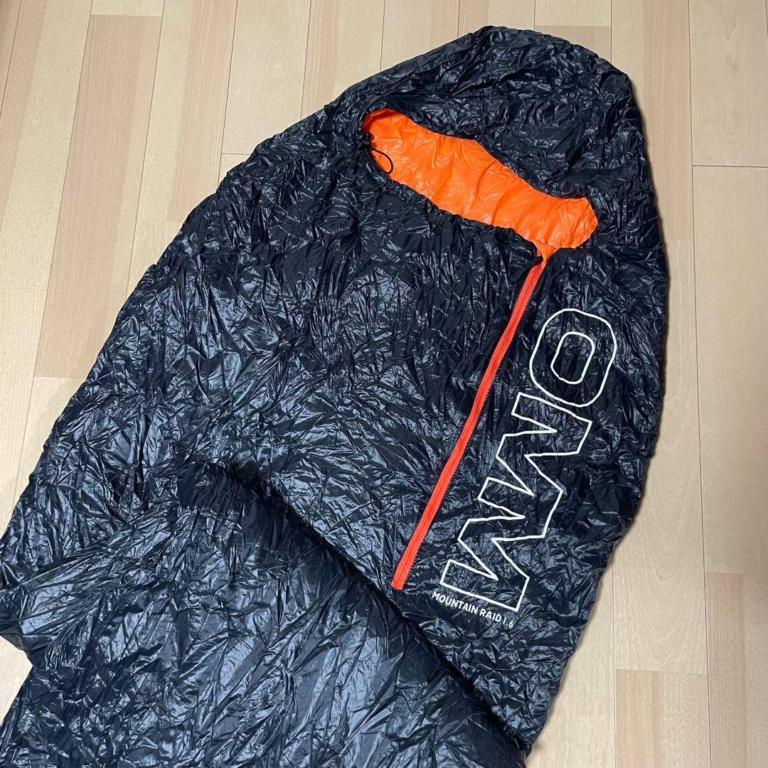 【美品】OMM シュラフ マウンテンレイド1.6 プリマロフト
