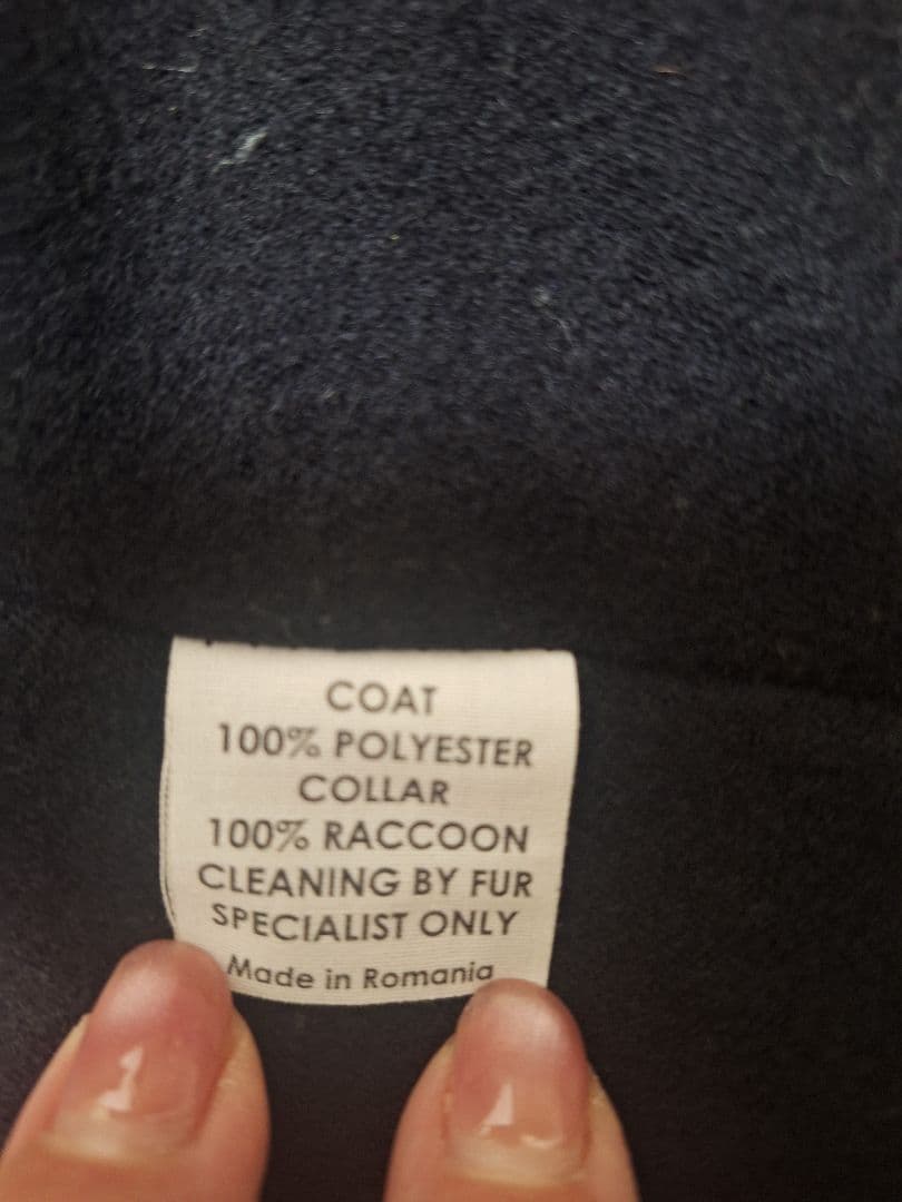 【DRIES VAN NOTEN】ドリスヴァンノッテン 襟ボア モッズコート