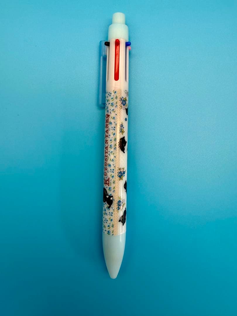 日本製 San-X 靴下にゃんこ 花柄 5色＋シャープ 多機能ペン
