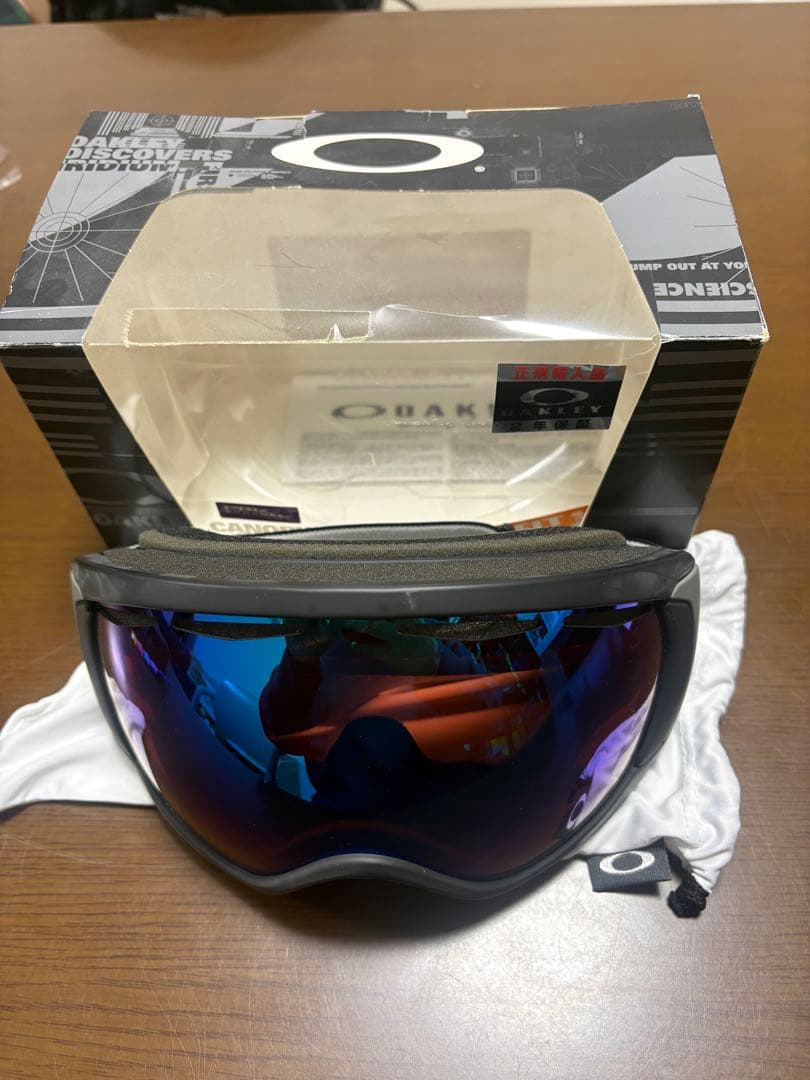 美品オークリー　スノゴーグル CANOPY PRIZM ASIAN FIT