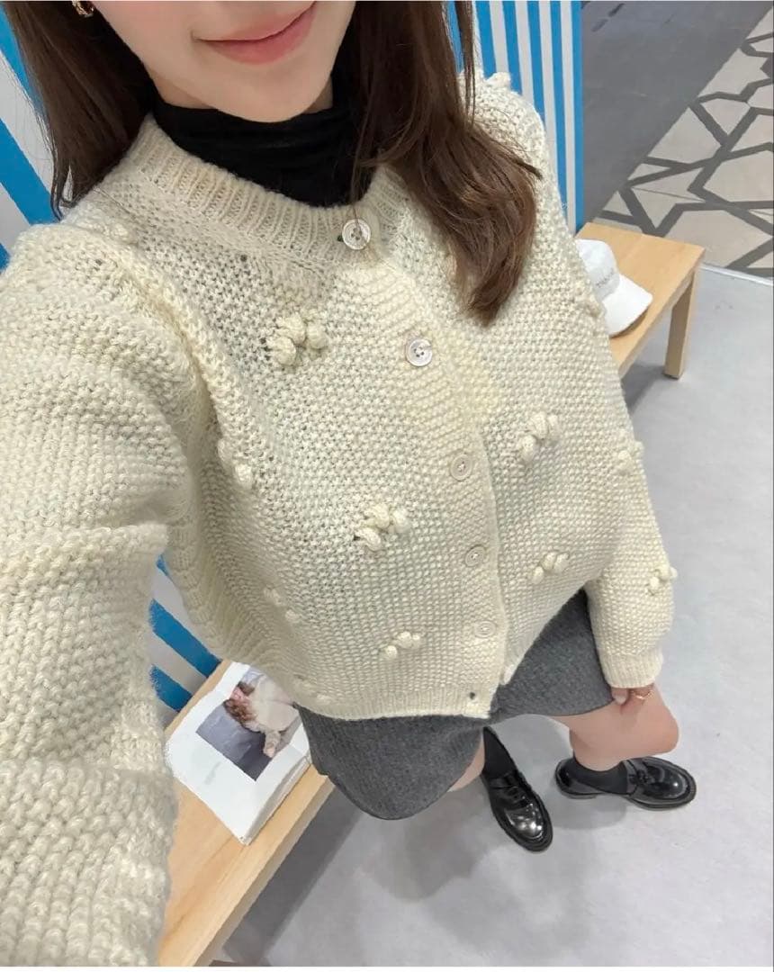 【TANNAT】T/T mittipo button cardigan