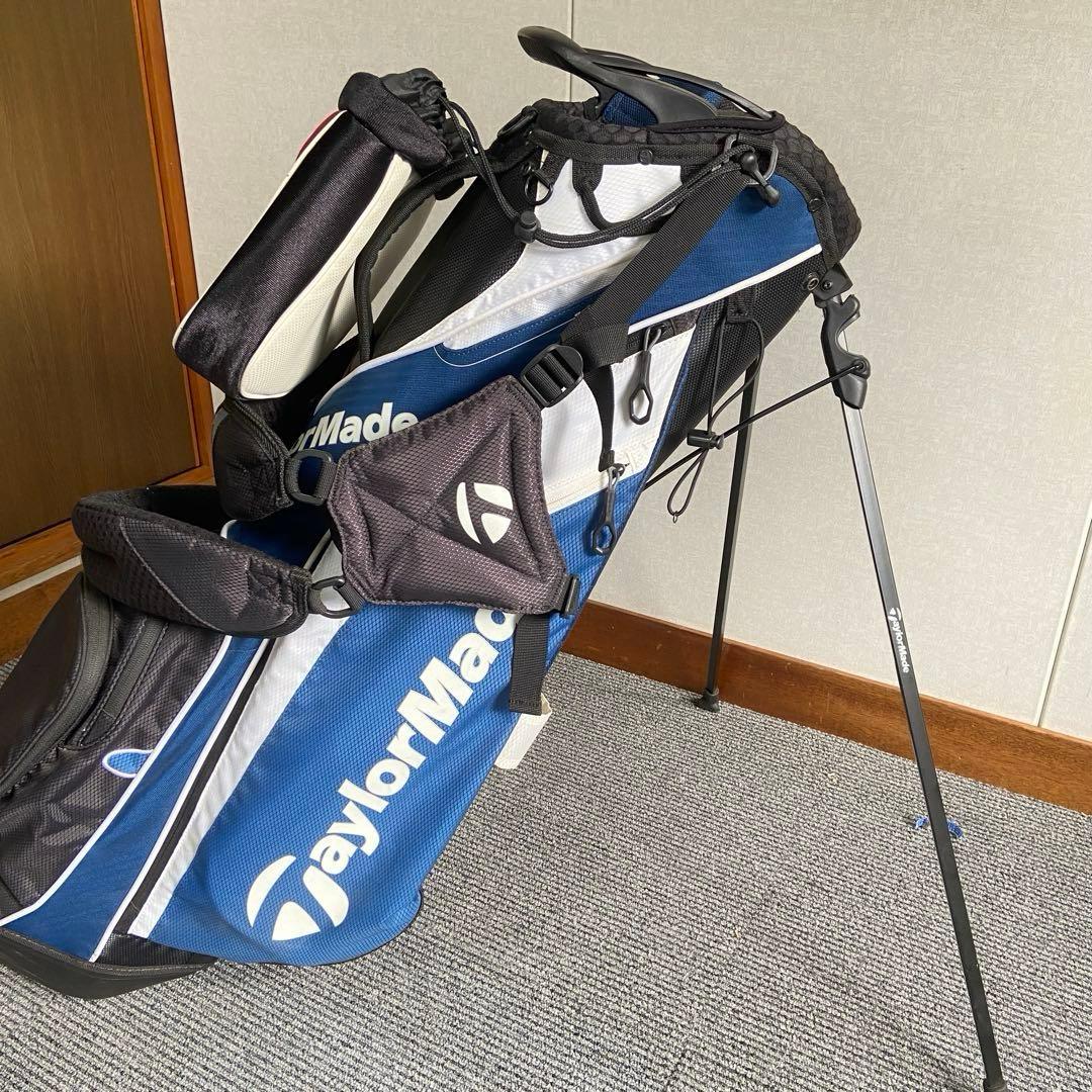 TaylorMade テーラーメイド　スタンド式キャディバッグ　ヘッドカバー付き