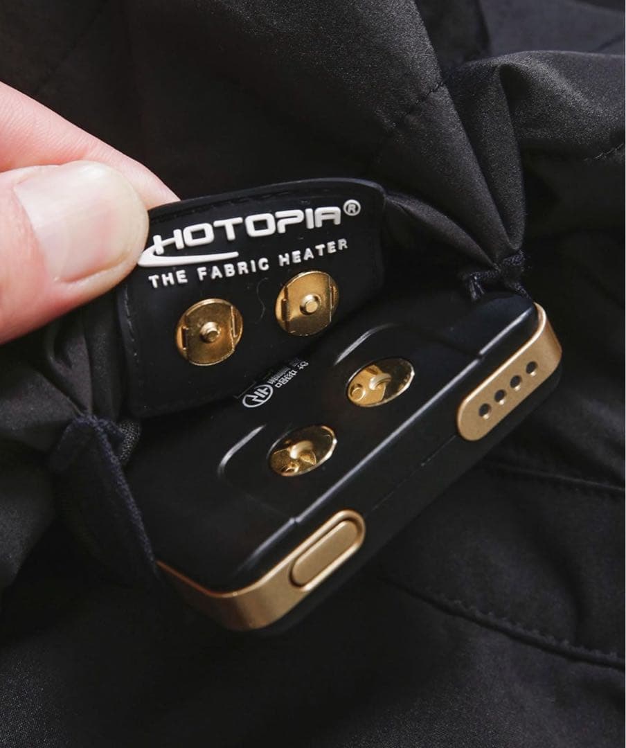 ナノユニバース HOTOPIA ショートモッズコート ヒーター付き 定価5万