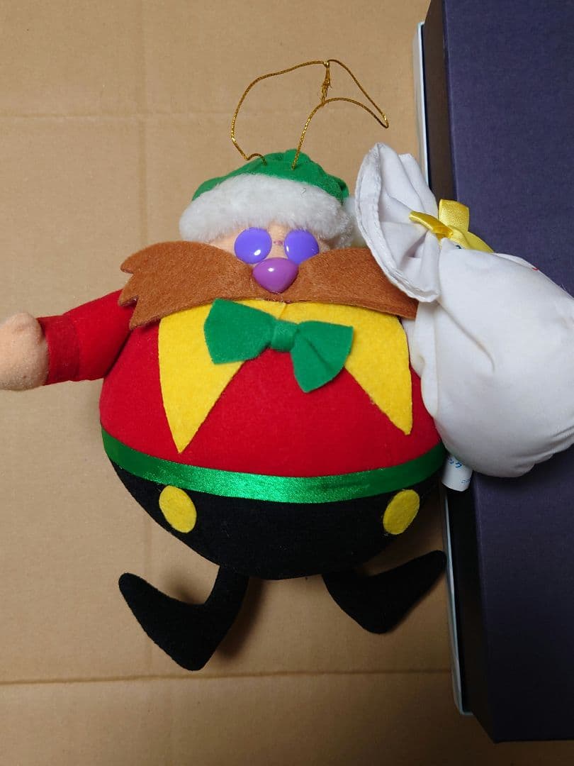 レトロ　ソニック　Dr.エッグマン　クリスマス　サンタ　ぬいぐるみ　1994年
