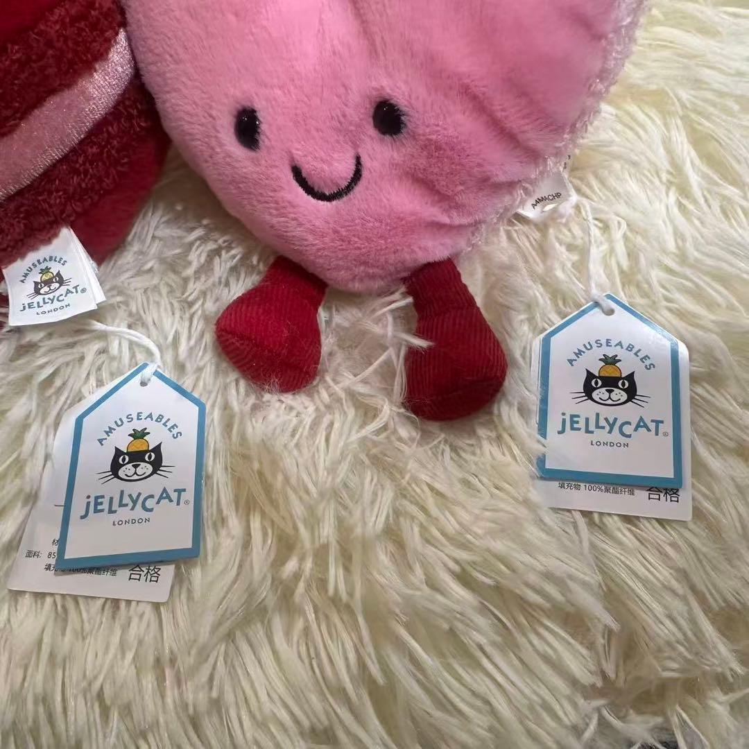 ジェリーキャット　ハート　マカロン　赤　レッド➕ スイーツ　ピンク (2点)