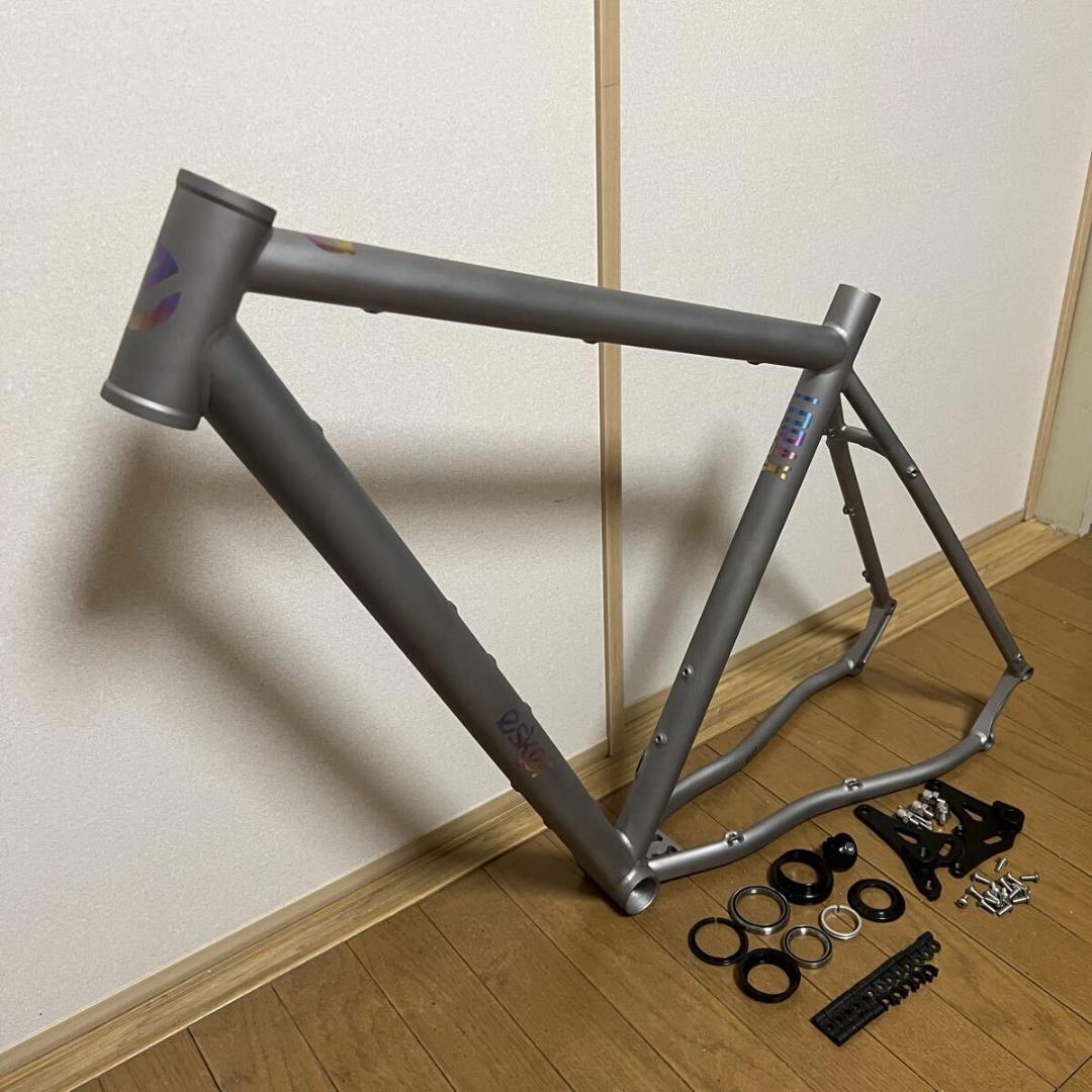 超希少レインボー限定版Esker lorax SS tiチタングラベルフレーム