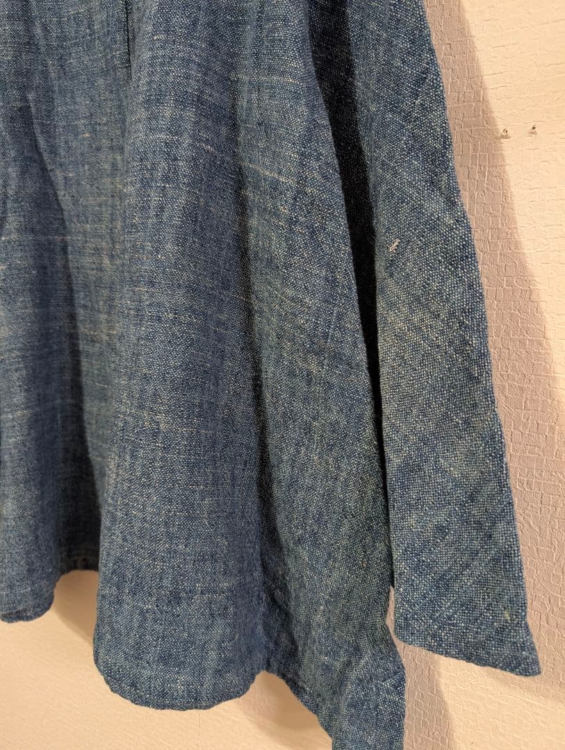 うさとの服 Aライントップス 藍染