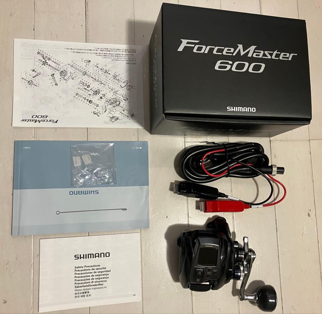 シマノ 23 フォースマスター 600右ハンドル、バッテリー