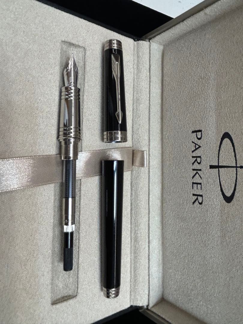 Parker 万年筆 パーカー プリミエ ラックブラックST (F) 希少廃盤品