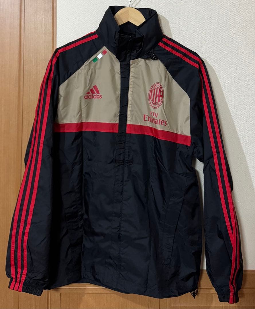 希少　美品　adidas アディダス　ACミラン　2way トラックジャケット