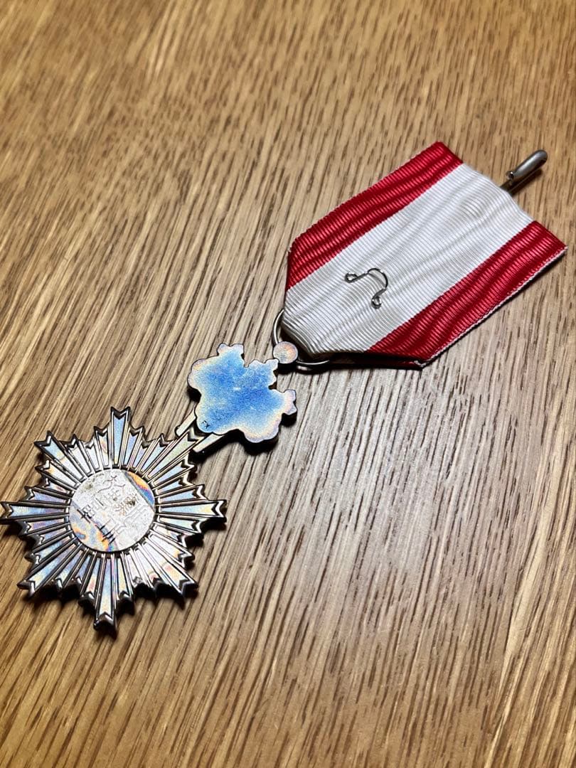 旭日小綬章　ケースなし　略綬なし　勲章