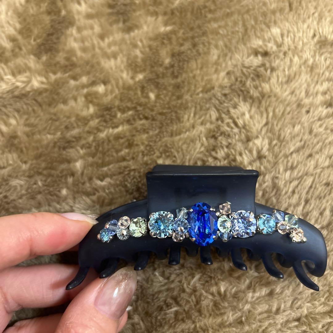 美品　Complex Biz コンプレックス ビズ バンスクリップ（サファイア）