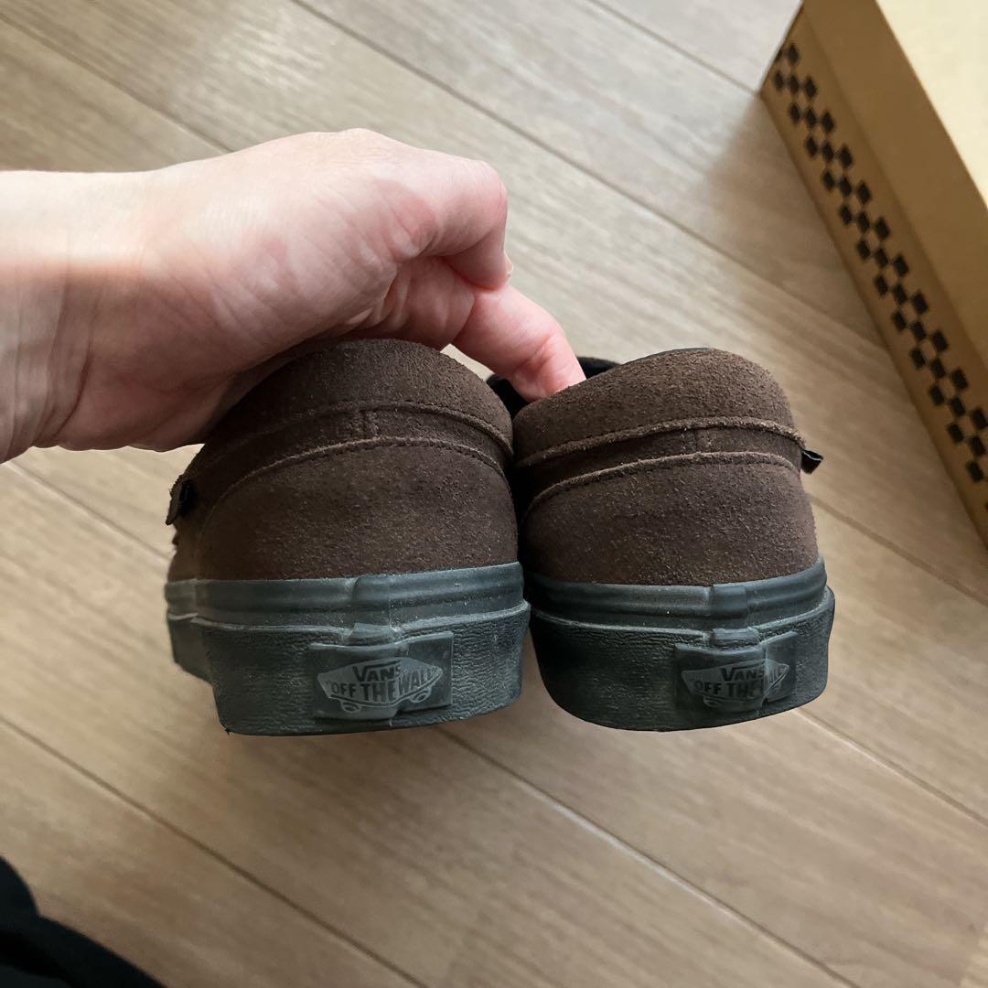 vans ローファー スエード　ブラウン　24.5