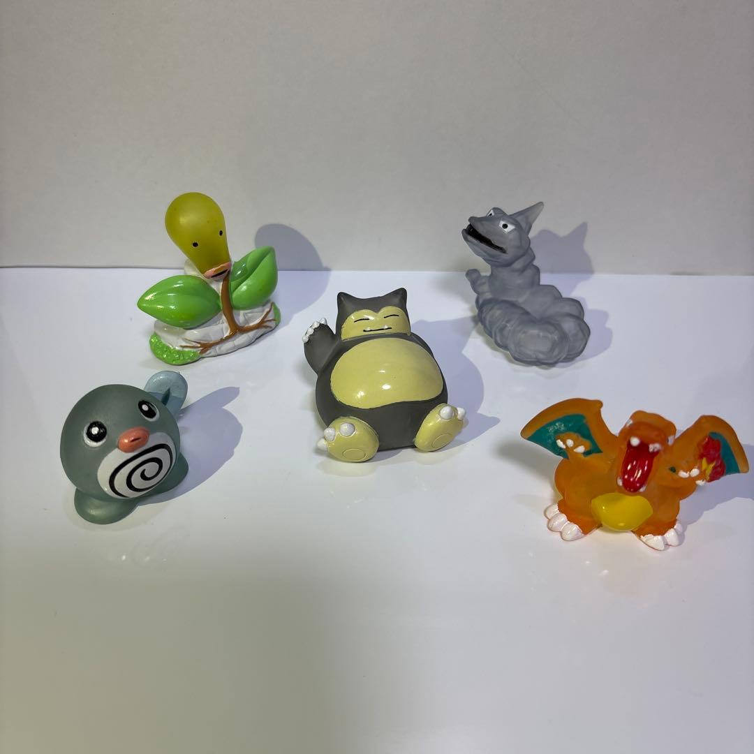 ポケモンキッズ クリア カビゴン リザードン 指人形 ポケモン フィギュア