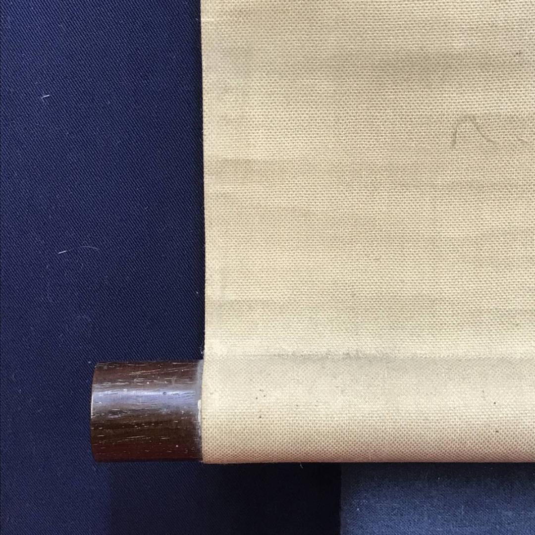 真作/藤本鐵石/松蘭画賛/老松図/蘭図/ラン図/掛軸/名家伝来AE-375