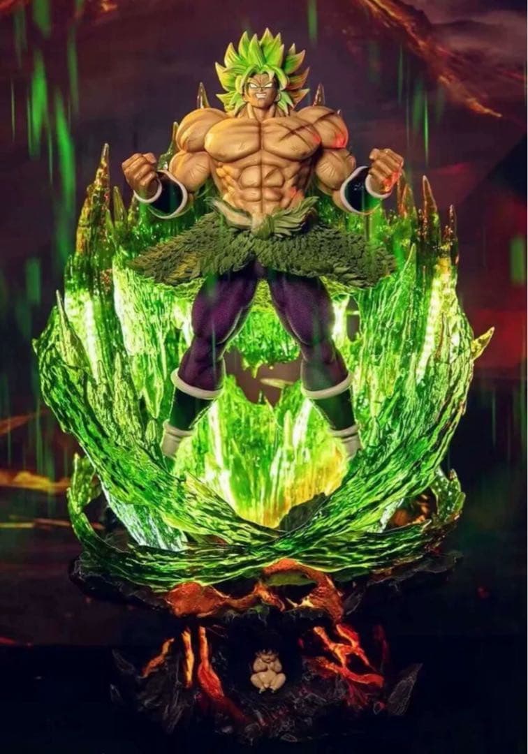 ドラゴンボール ブロリー ガレキ ガレージキット スタチュー X②④