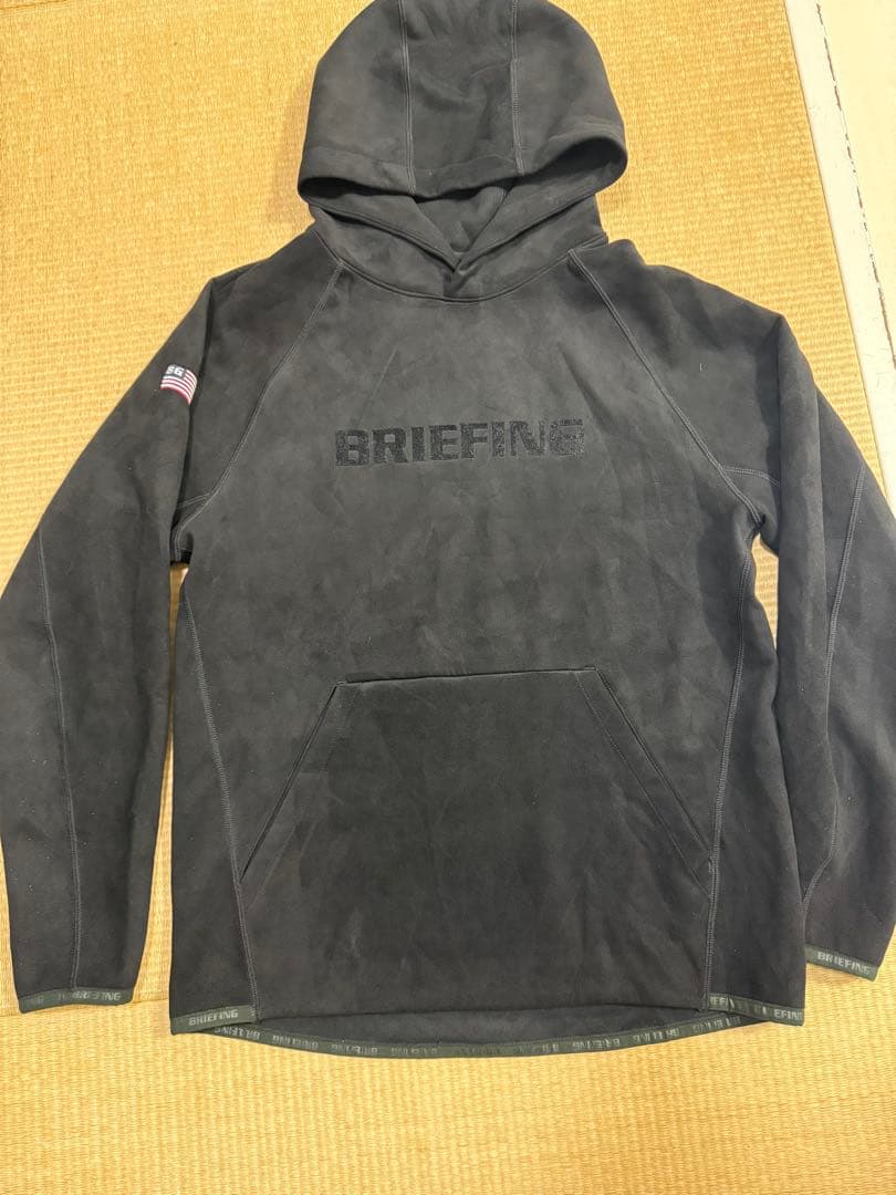 BRIEFING ブラック パーカーS 女性も