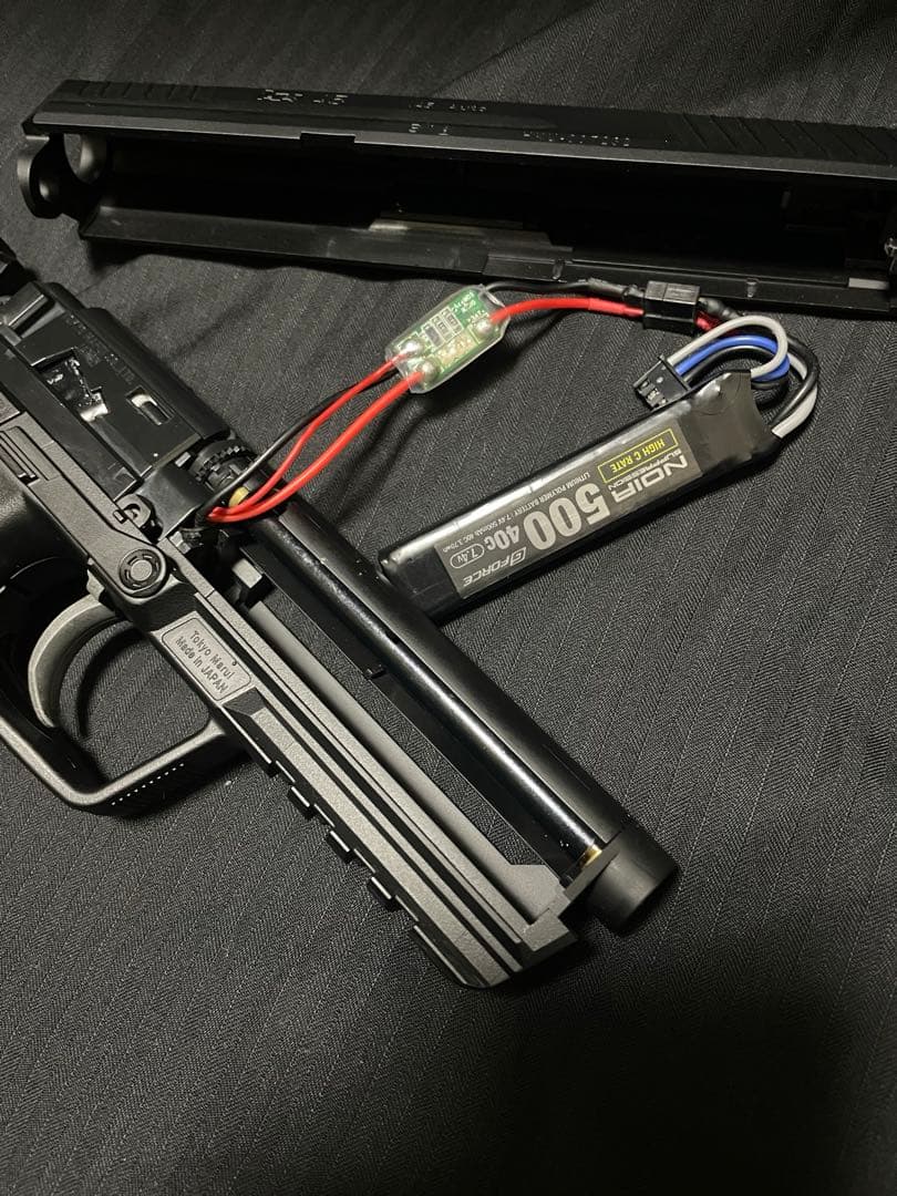 東京マルイ　電動ハンドガン　HK45 リポ化　FET搭載　バッテリー付き　美品
