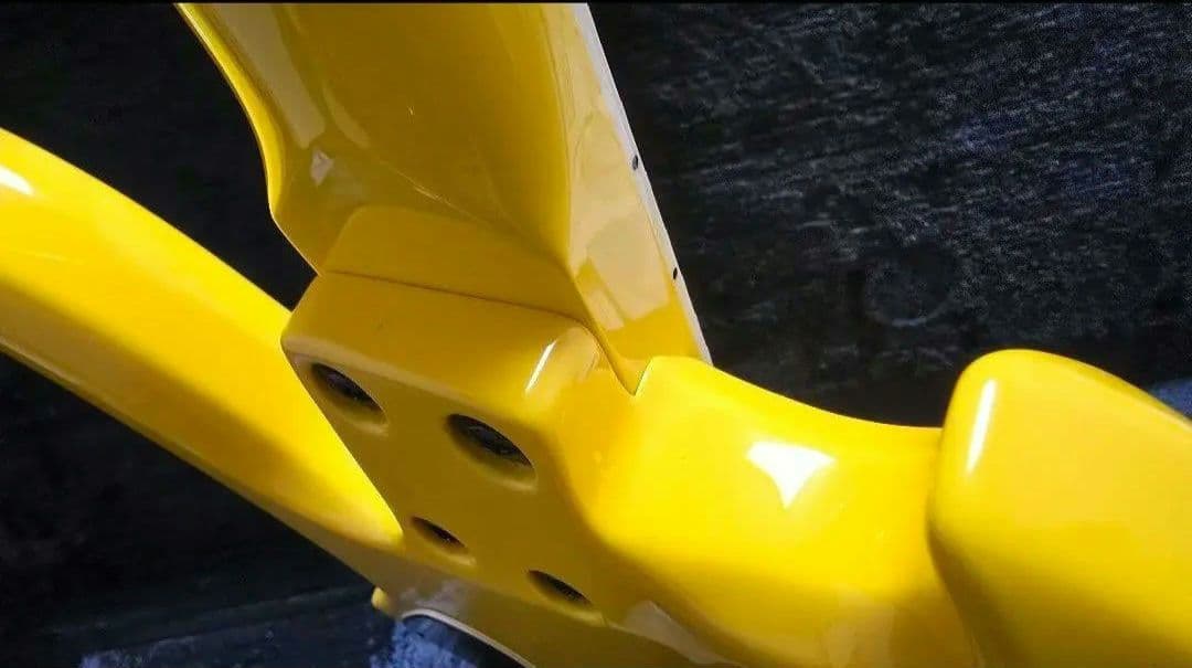 hide ギター イエローハート Burny　MG-165HY 未使用に近い