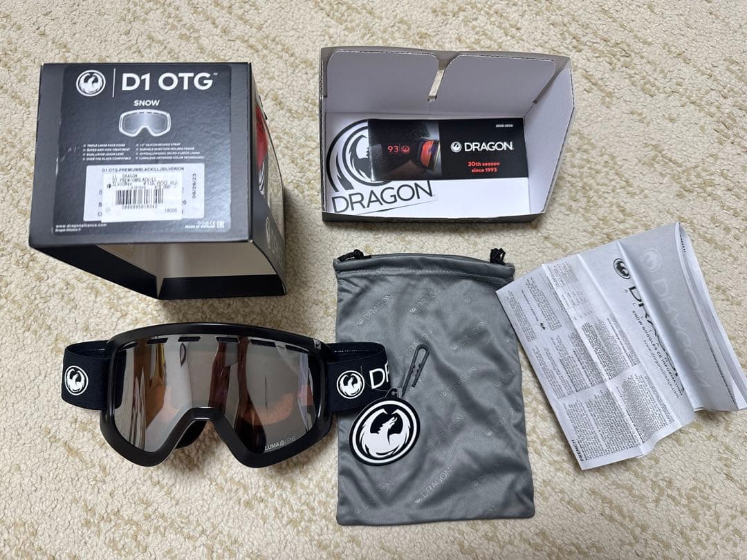 DRAGON ドラゴン D1 スノーボード ゴーグル