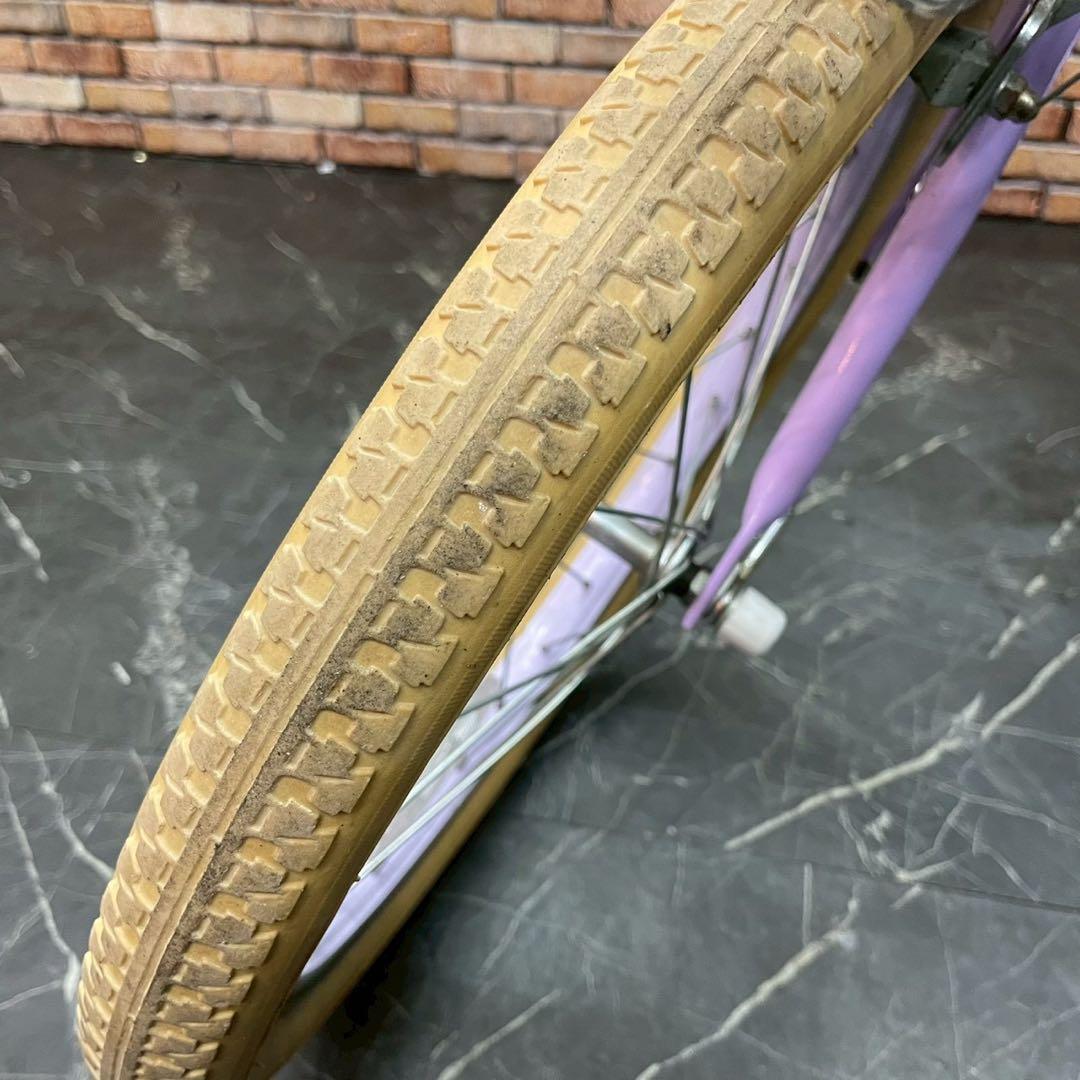 【75】子供用自転車 子供車 precieux パープル 18インチ シングル