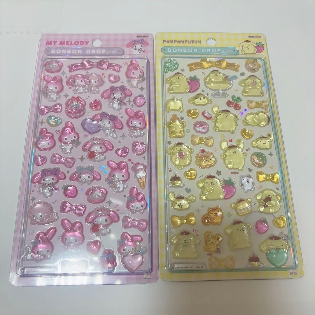 完全正規品 サンリオ たまごっち ボンボンドロップシール 20枚セットまとめ売り