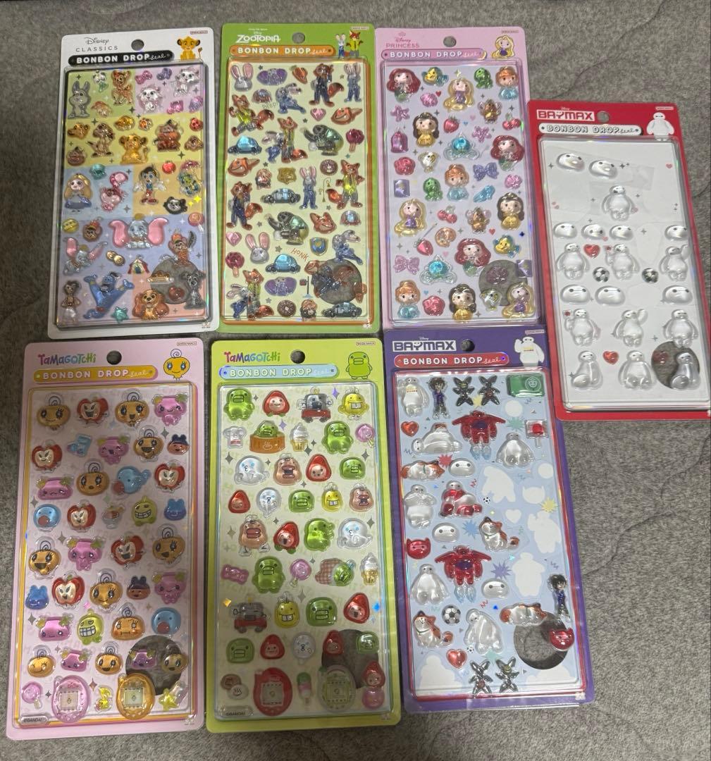 ボンボンドロップシール　ディズニー　たまごっち　正規品