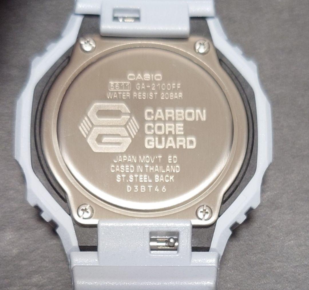 レ*イ様 未使用G-SHOCK GA-2100FF-8AJF シルバー