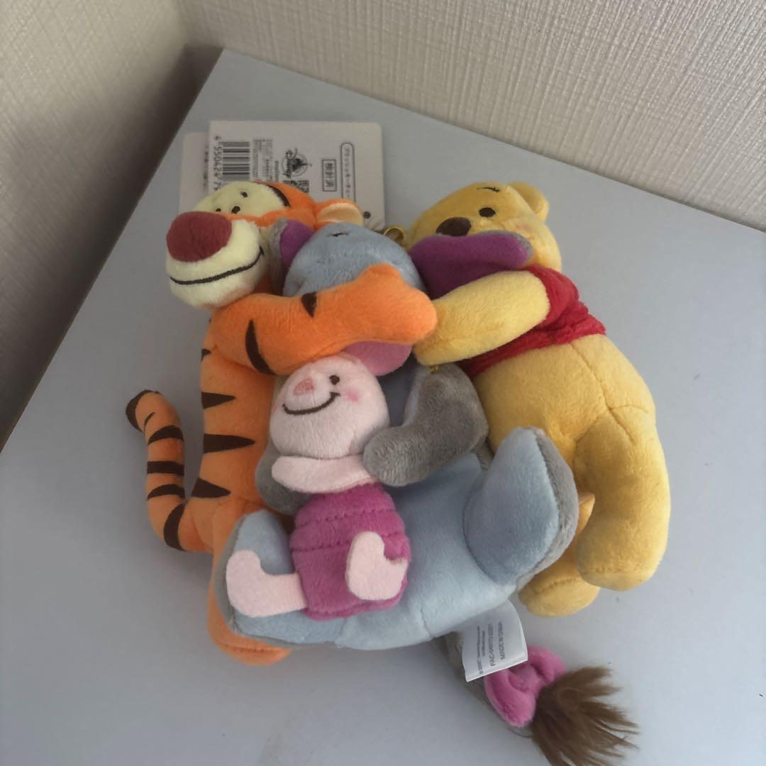 ディズニー　プーさん＆フレンズ　HUG ぬいぐるみ キーチェーン キーホルダー
