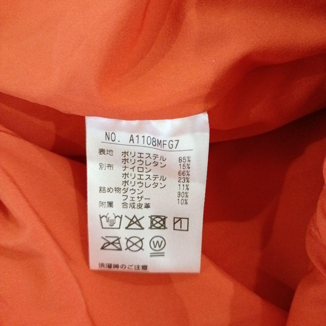 アンパスィ　and per se 　オレンジ　メンズダウンジャケット M　ゴルフ