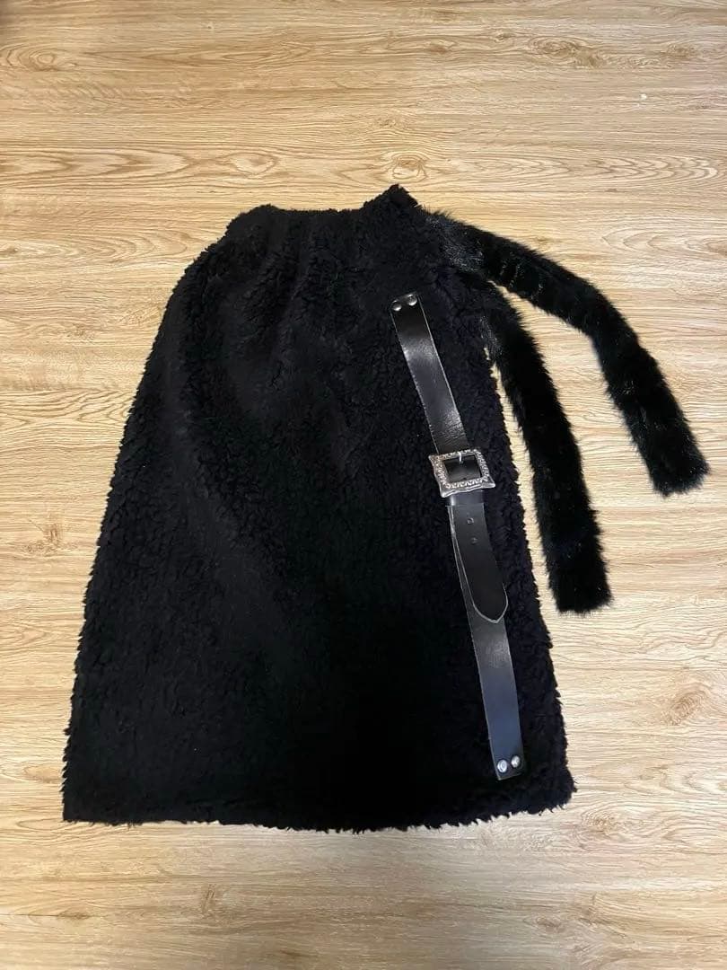 【希少】hiyadam着用 dinoworks ボア ファー ショルダーバッグ