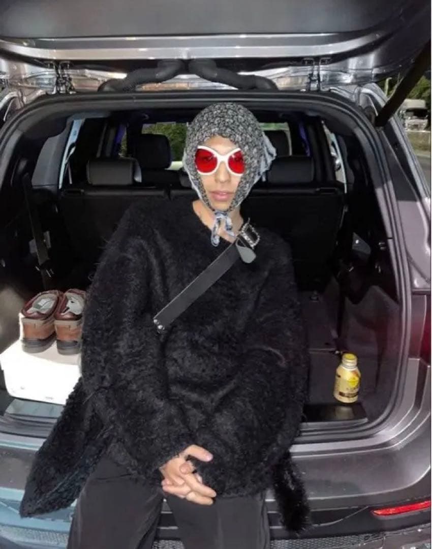 【希少】hiyadam着用 dinoworks ボア ファー ショルダーバッグ