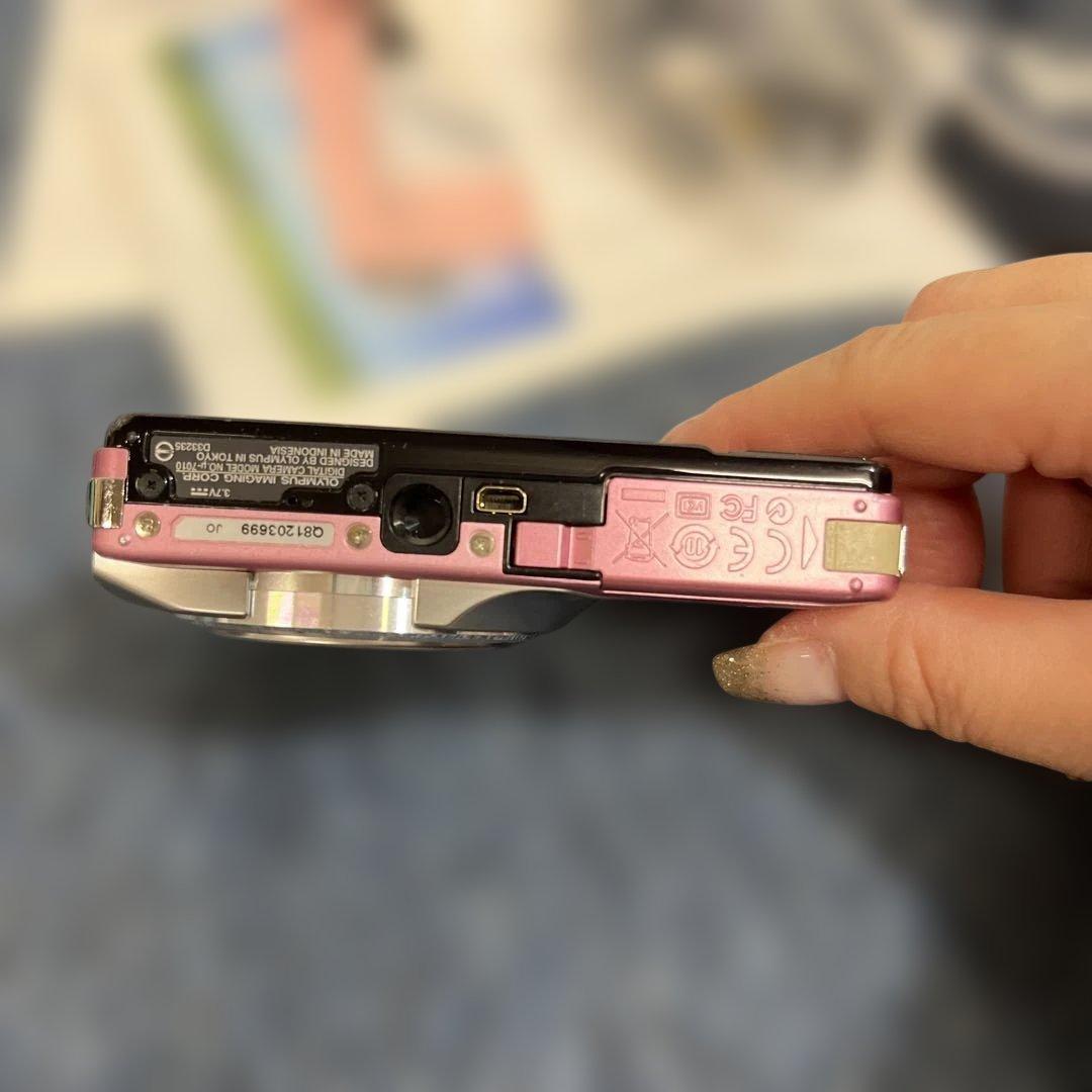 OLYMPUS μ-7010 ピンク デジタルカメラ