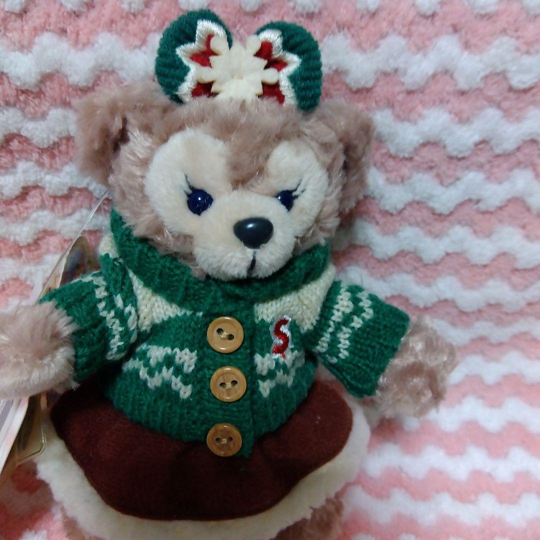 東京デズニーシー2015ダッフィーとシェリーメイ ぬいぐるみバッチタグ付き