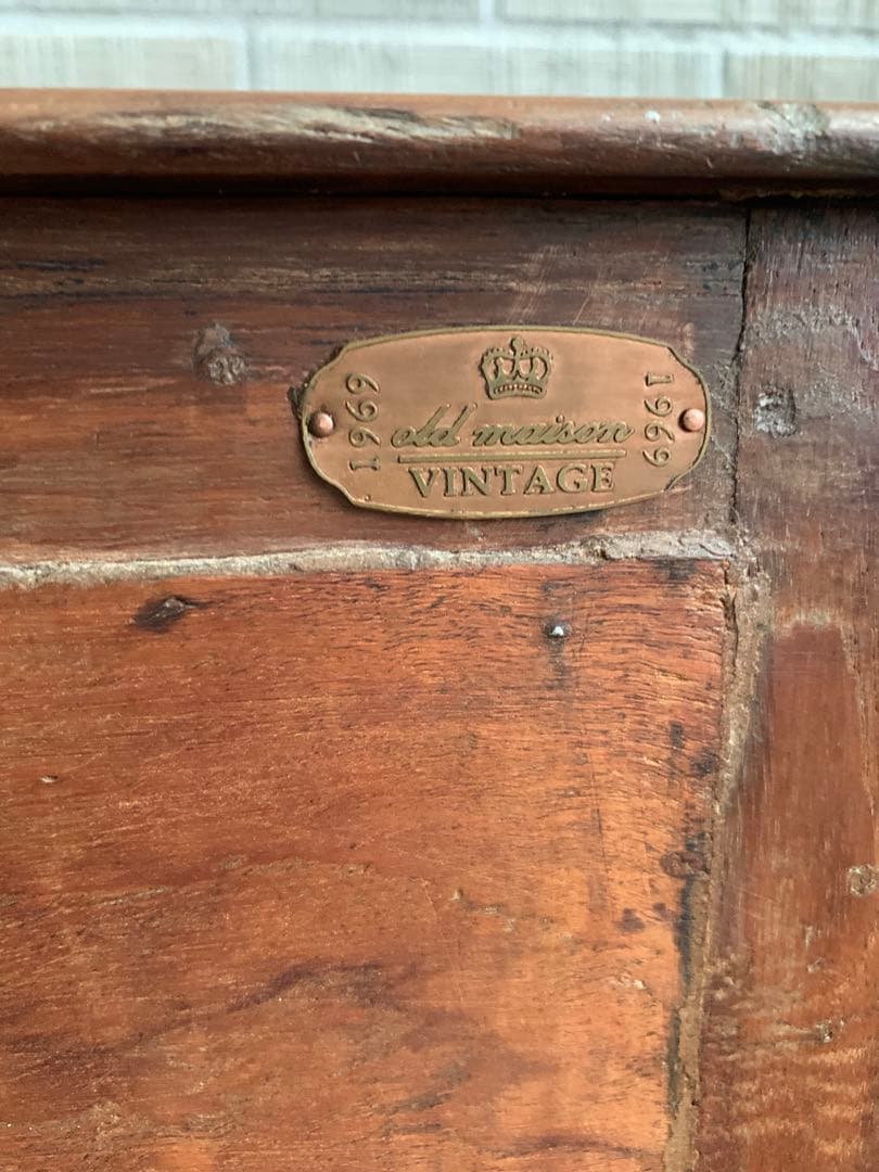 ビンテージ　古家具　リメイク　ショーケース　アイアン脚