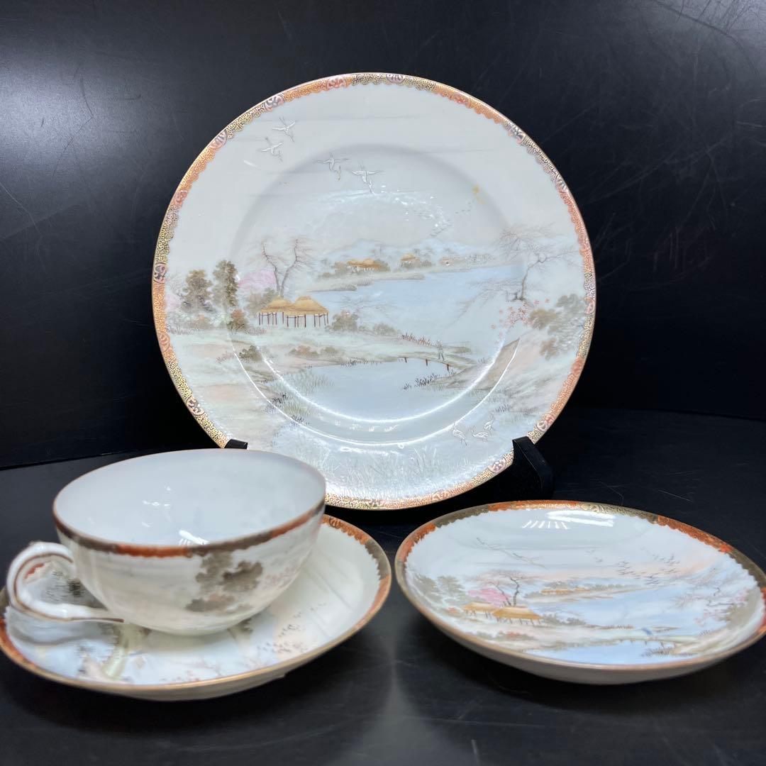 九谷焼　ティーセット　東Y8-0210②トコオ