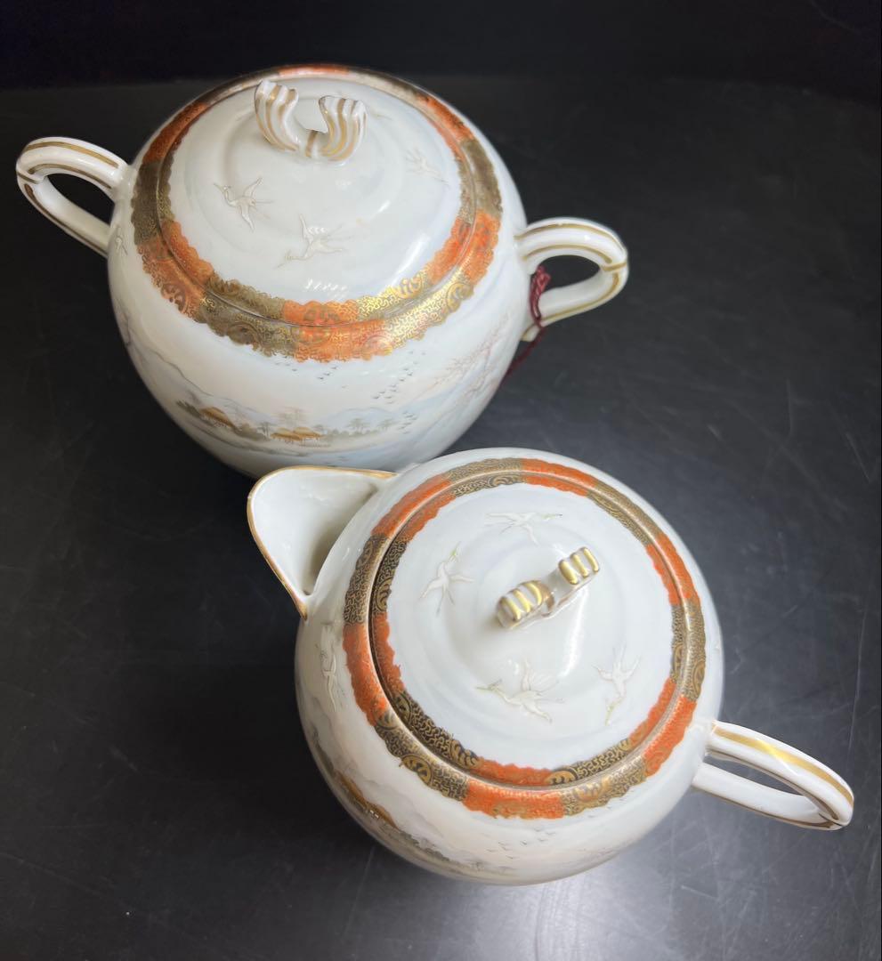 九谷焼　ティーセット　東Y8-0210②トコオ