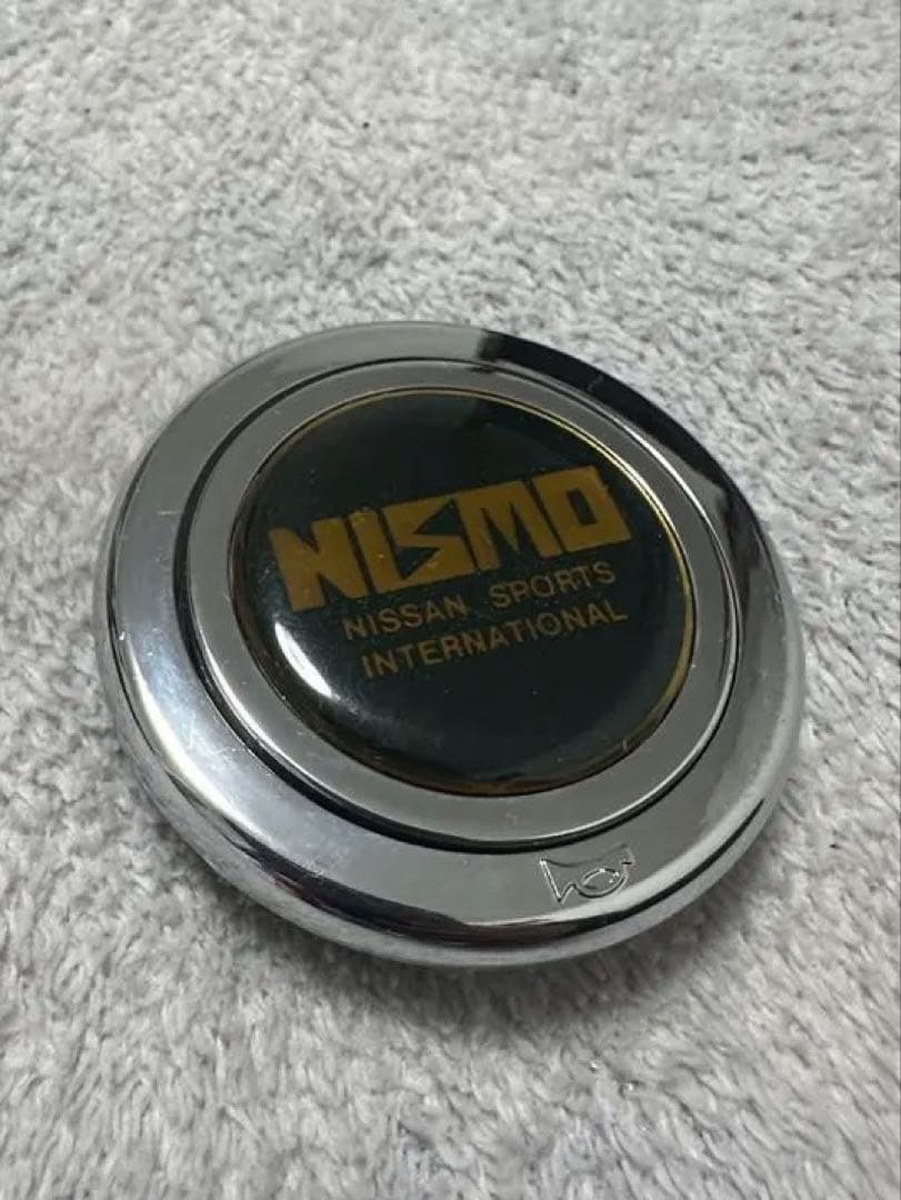 当時物 NISMO 旧ロゴ ホーンボタン メッキ