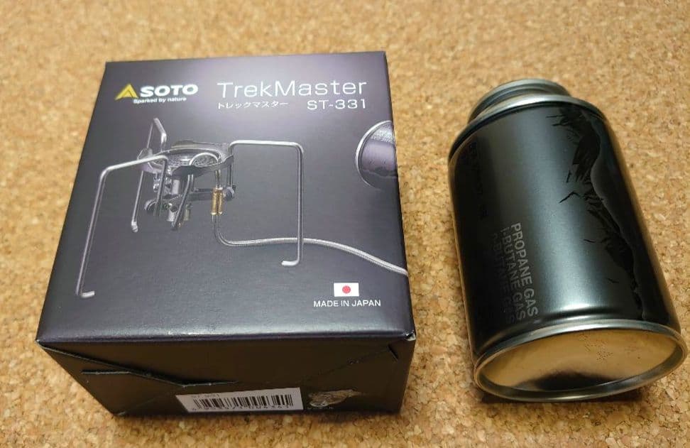 SOTO、NEW.トレックマスター、燃料ボンベ付、新品未開封、送料込