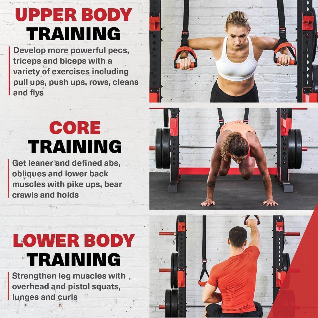 ムキムキ　ライフライン ジム サスペンション トレーナー 美ボディー　筋トレ