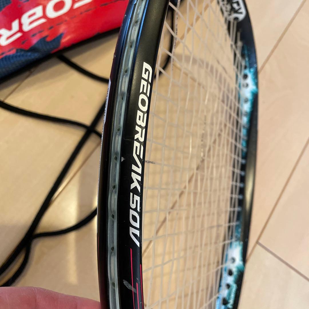 ヨネックス GEOBREAK 50V テニスラケット　ケース付　エッジ傷少なめ