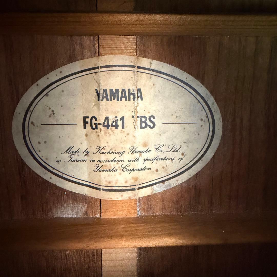 整備済YAMAHA アコースティックギター　FG-441 TBS フォークギター
