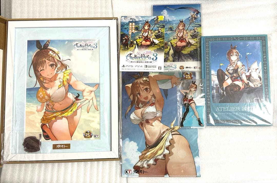 ライザのアトリエ　キャラファイングラフ　クリアファイル　アクスタ