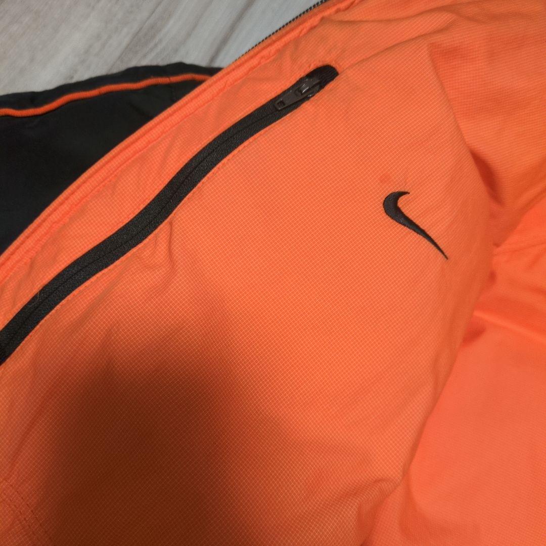 00s Nike ダークグリーン ダウンジャケット リバーシブル